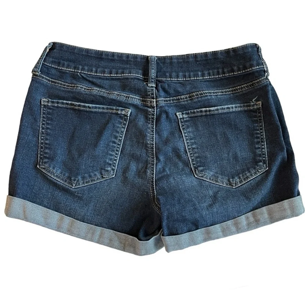 SO Shorts Jeans Denim Cuffed Stretch Juniors 11 Large - Picture 2 of 10